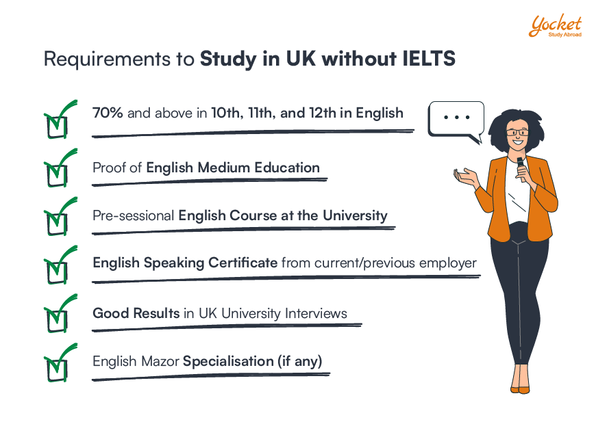 How to Study in UK without IELTS