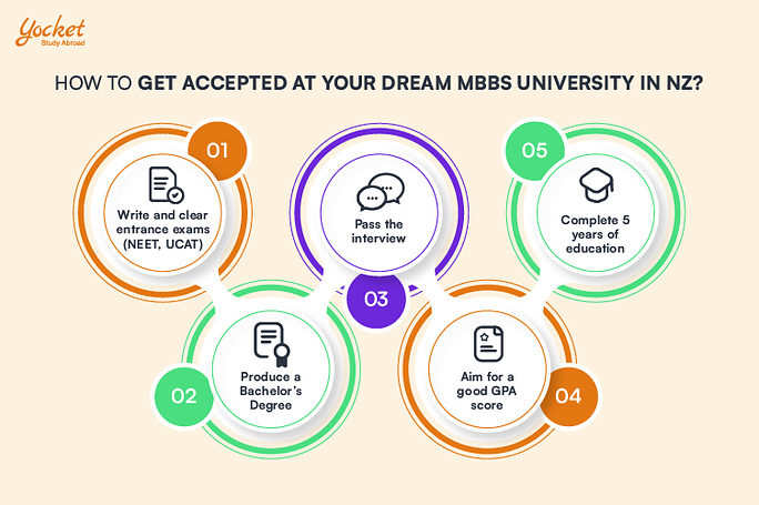 MBBS in NZ How To Get Accepted At Your Dream MBBS University In NZ?