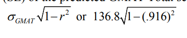 GRE to GMAT Score conversion formula
