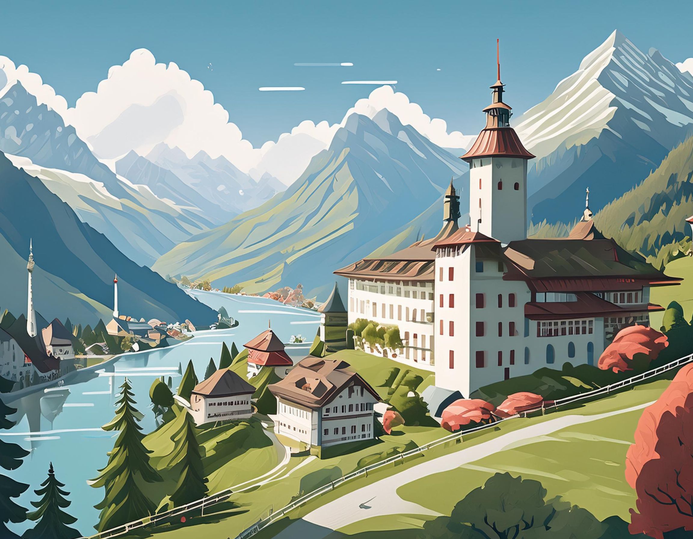 Switzerland Universities and landscapes Art Switzerland Universities and landscapes Art